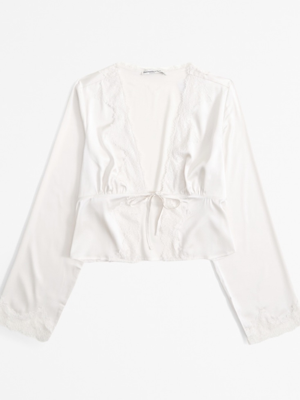 lace and satin sleep top